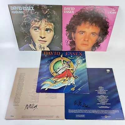 Signed By David Essex (3) And Mike Batt (3) 5 X 12” Vinyl LP Albums • £79