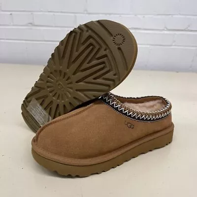 UGG Tasman Slip-on Slipper Women's Size US 7 Suede Chestnut 5955 • $101.25