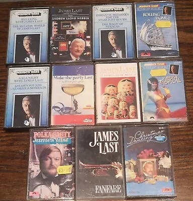 11 X James Last Cassettes • £12.95