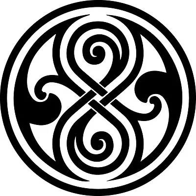 Window Wall Vehicle Display Dr Who Seal Of Rassilon Decal Vinyl Sticker Decal • £0.99
