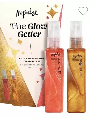 Impulse The Glow Getter Gift Set  Shimmer Solar & Shimmer Prism 100 Ml • £14