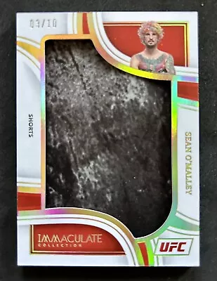 2023 Panini Immaculate UFC Sean O'Malley JUMBO SHORTS PATCH RELIC #3/10 • $129.99
