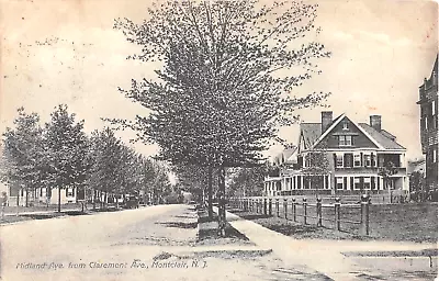 1909 Homes Midland Ave. From Claremont Ave. Montclair NJ Post Card • $14