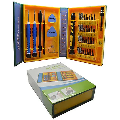 ACENIX® 38 Pcs Tool Kit For IPhone 5c 5S 5G 4S 4G IPad Screwdriver Set Repair UK • £11.99