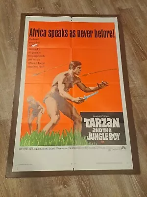 Tarzan And The Jungle Boy 1968 Original 27x41 Movie Poster Mike Henry Aliza Gur • $12