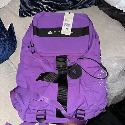 NWT Adidas By Stella McCartney Active Purple Backpack $170 • $99.99