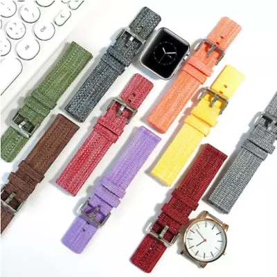 For Fitbit Versa / Versa Lite SE / Versa 2 Nylon Woven Watch Band Fabric Strap  • $15.99