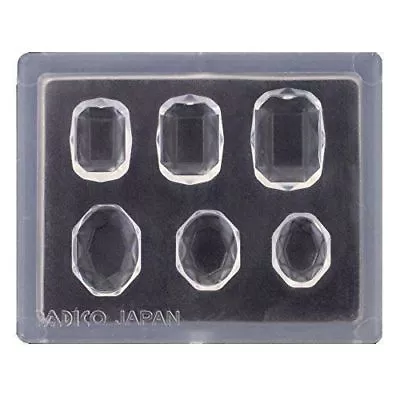 PADICO 401009 Resin Jewel Mold Mini Jewelry Cut Square & Oval Accessories NEW • $21.06