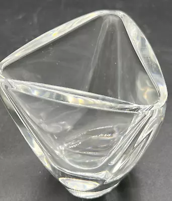 $35.99 • Buy Vintage Val St Lambert SIGNED Crystal Small Vase/Toothpick Holder Or Shot Glass