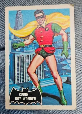 Collectible BATMAN No2 BOY WONDER A&BC GUM Card 1966 Batman FAN CLUB EDITION B14 • £6.99