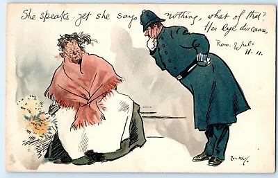 £12 • Buy PHIL MAY Shakespeare Illustrated Police Polceman 1295 TUCK 1295 Postcard 1900s 