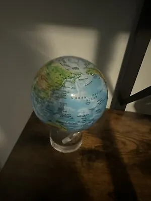 MOVA 4.5  Map Earth Rotating Globe Light Powered With Base - New In Box • $225