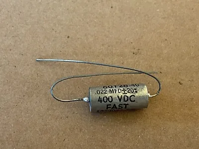 NOS Vintage .022 Uf 400v Fast Vitamin Q-style Guitar Amp Tone Capacitor (Qty) • $15