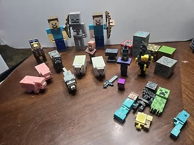 Minecraft Toys Action Figures Lot Animals People Blocks More  • $0.99