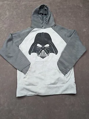 Star Wars LucasFilm Kids Size Small Darth Vader Mask Hoodie Sweatshirt Gray • $7.71