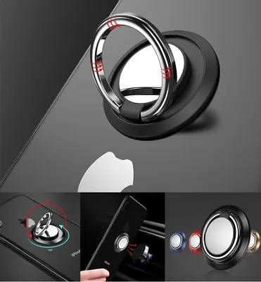 Finger Grip Ring Holder 360° Rotating Stand For Mobile Phone Tablet Accessories • £2.70