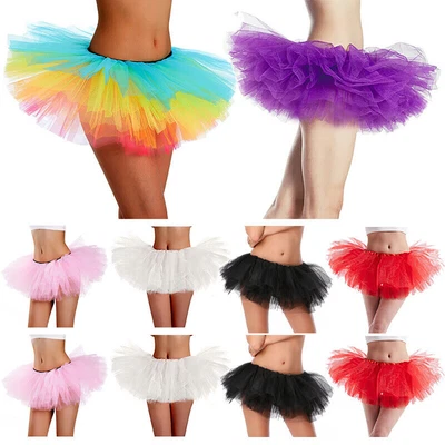 £6.16 • Buy Women Tutu Princess Dress Pettiskirt Adult Sexy Skirt Party Nightclub Mini Dress