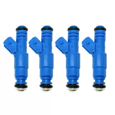 Set Of 4 Blue Upgrade Fuel Injectors For Volvo 760 740 940 2.3L 0280150804 • $35.33