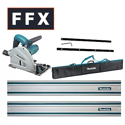 Makita FFX9KIT 240v 165mm Plunge Cut Saw And Guide Rail Kit Rail Bag Woodwork  • £468.74
