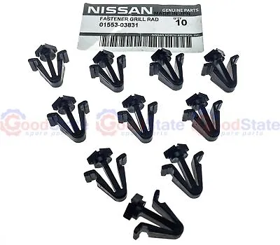 Genuine NISSAN Maxima J30 Pulsar N15 NX Front Grille Clips Set Of 10 • $40.94