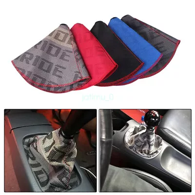 AU JDM Bride Racing Hyper Fabric MT/AT Gear Shift Lever Boot Cover Stitches • $20.39