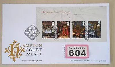 First Day Cover 2018 HAMPTON COURT PALACE Mini Sheet Fancy Cancel - BCRT Sale • £0.99