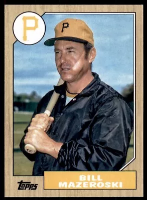 2022 Archives Base #277 Bill Mazeroski - Pittsburgh Pirates • $0.99