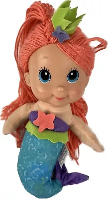 My First CUDDLEKINS Doll - Mermaid Doll Pink Yarn Hair 9” Plush Stuffed Toy • $10