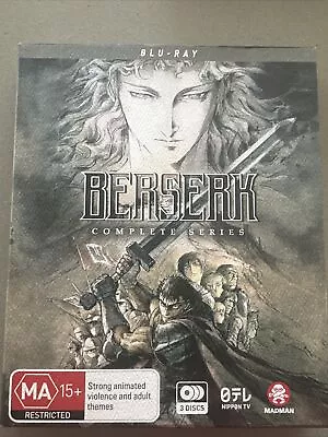 Berserk Complete Series Nippon Tv Madman Blu Ray Paper Box Set  Ma15+  25 Ep • $79