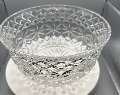 Rare Find Vintage Hand Cut Crystal Bowl Avitra Made In Poland 8” Around 4.5”high • $13.49