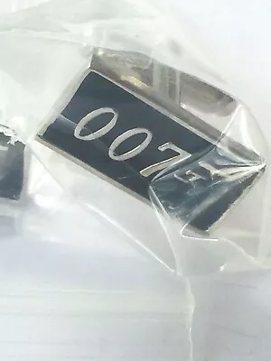 £9.90 • Buy Enamel Mens Cufflinks Silvertone James Bond 007 