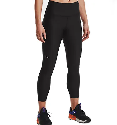 Under Armour HeatGear Armour No-Slip Hi-Rise Ankle Leggings Womens Multi Fitness • £32