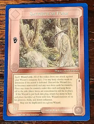 1x Sacrifice Of Form Unlimited NM/M Middle Earth MECCG CCG Rare METWUL • $14.99