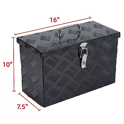 Multi-Sizes Steel Underbody Truck Tool Box Trailer Flatbed Storage W/Lock Blacux • $56.99