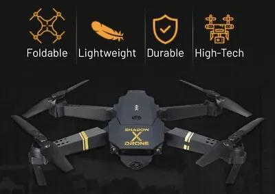 NEW Shadow X Drone Foldable Quadcopter Built-in 720P HD Camera Wi-Fi • $15