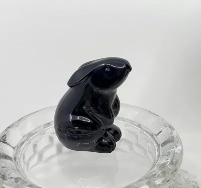 Baccarat Standing Black Crystal Bunny Rabbit 3  • £43.79