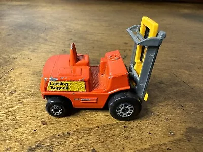 1972 Matchbox Lesney Fork Lift Truck Superfast Red #15 Lansing Bagnali England • $5