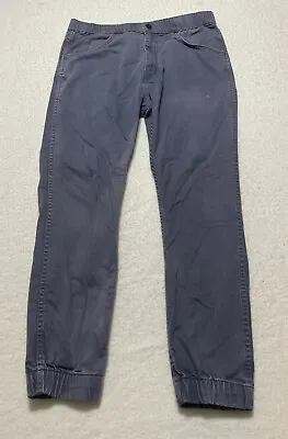 Levi's Jogger Men's 34 X 28 Blue Denim Regular Straight Elastic Waist Pants • $16.95