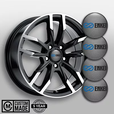 Set Of 4 Enkei Decals For Center Wheel Caps Hood Fender Laptop Ice Chest Etc. • $28.43