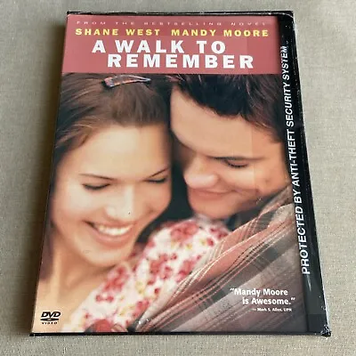 A Walk To Remember (DVD 2002) Snapcase Romance Mandy Moore Shane West Coyote NEW • $5.99