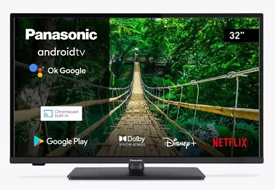 Panasonic TX-32MS490B 32  SMART Full HD HDR Android TV Freeview Play Chromecast • £206.99