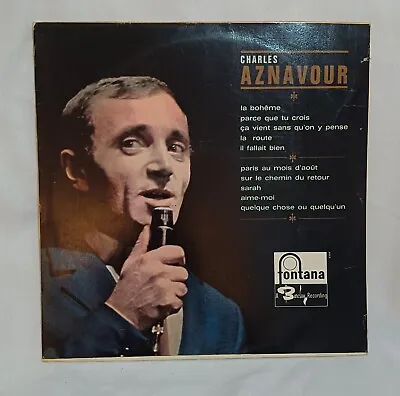 CHARLES AZNAVOUR (65) Edition Limitée Vinyl Record  • £15
