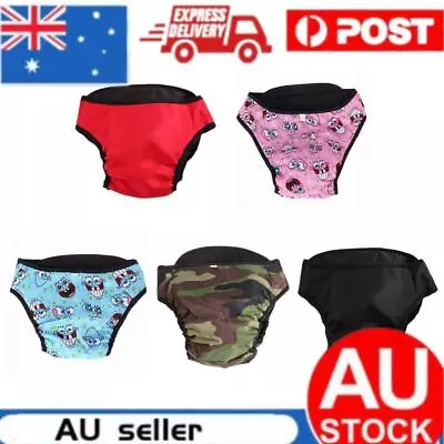 Washable Female Pet Dog Cat Nappy Diaper Physiological Pants Panties Underwear. • $9.09
