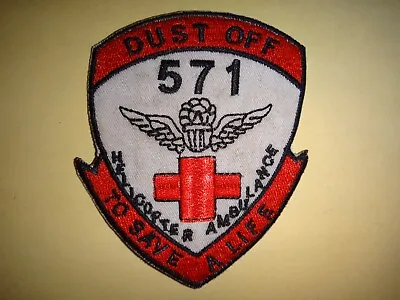 Vietnam War Patch US 571st Medical Detachment Helicopter Ambulance DUSTOFF  • $10.99