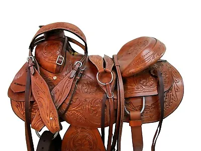Wade Saddle Western Horse Pleasure Roping Ranch Used Leather Tack 15 16 17 18 • $381.61
