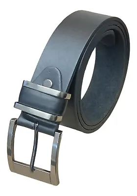 Men's Black Leather Belt  Waist 28  - 48   1.5  Wide Made By Milano® Belts • £9.99