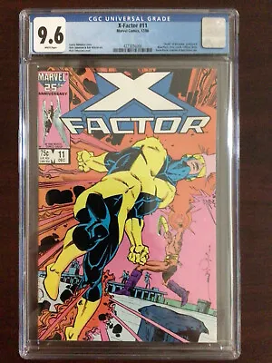 CGC 9.6 X-Factor 11 X-Men Mutant Masscare White Pages • $50