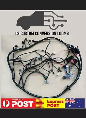 Custom Made Gen4 Ls2 L98 L77 Stand Alone Wiring Engine Harness Loom Auto Manual  • $749