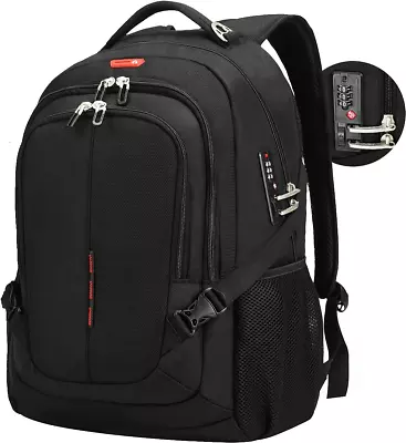 Travel Laptop Backpack Anti-Theft Bag With Usb Charging Port And Password Lock F • $37.10