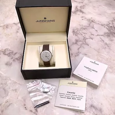 Junghans Max Bill Mega Solar Men's Watch 059/2021.04 Case Size 38mm Used • $1399.50